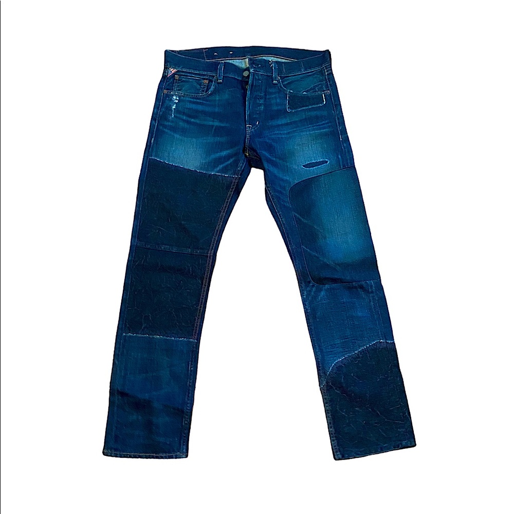 Ralph Lauren Denim & Supply Patchwork Slim cut jeans size 32/32